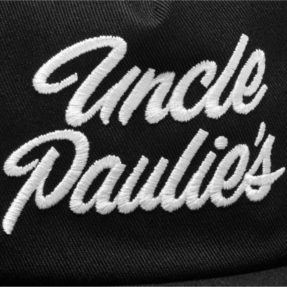 Travis Scott Uncle Paulies Black Vintage SnapBack Hat Pete Davidson ASAP Nast - Picture 3 of 10